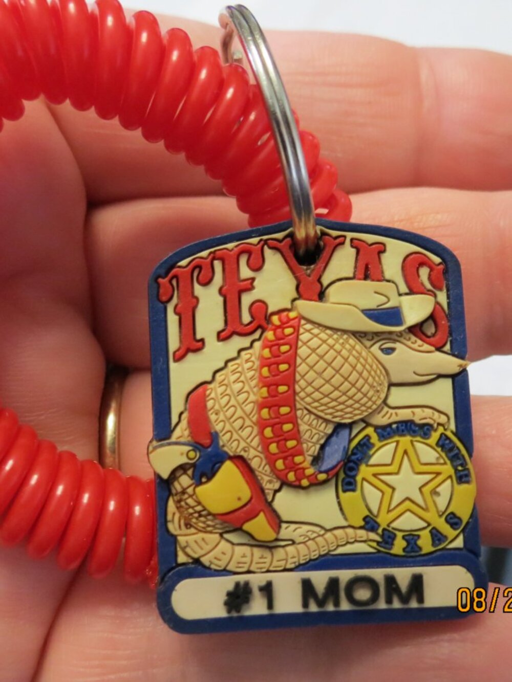 Texas Don't Mess with Texas #1 Mom Keychain